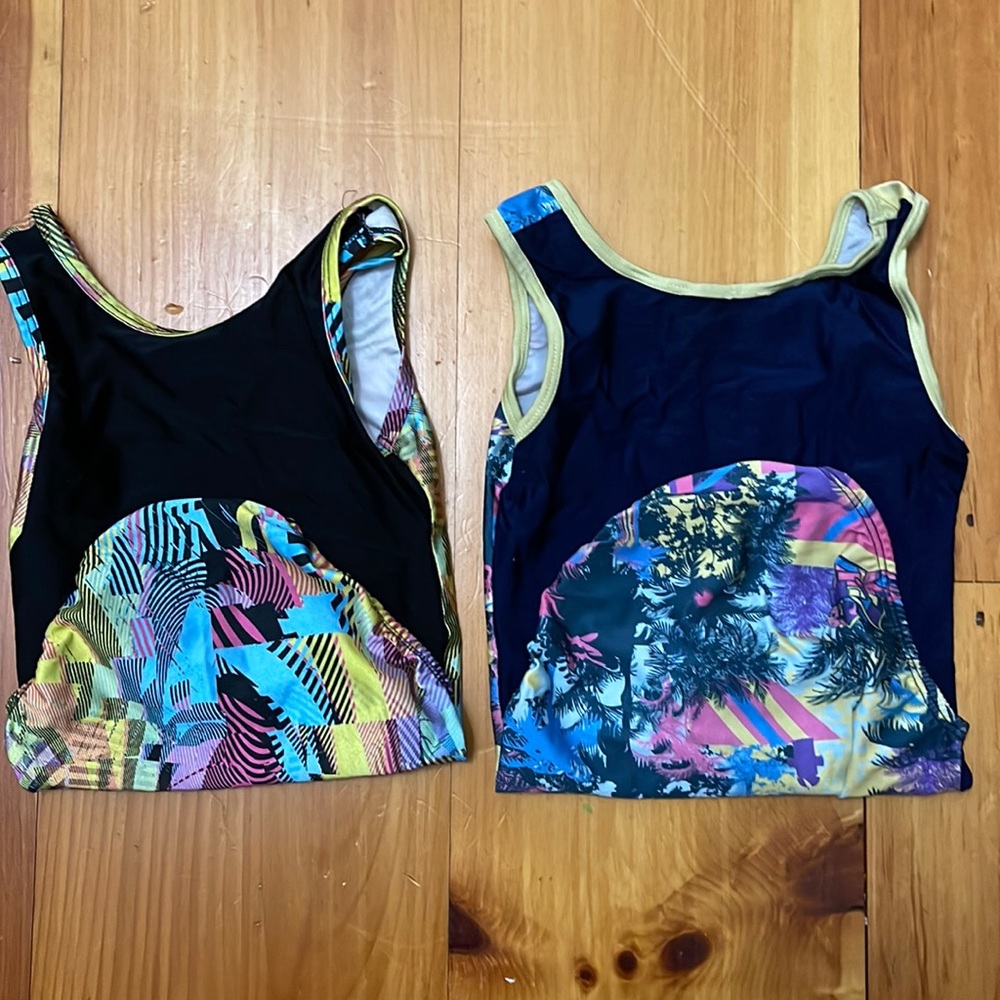 Plum leotards